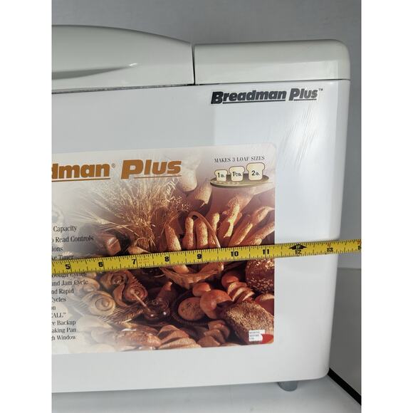 Breadman Ultimate Bread Machine Maker NEW Vertical Pan - Picture 6 of 12